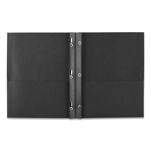 Avery® Two-pocket Folder, Prong Fastener, 0.5" Capacity, 11 X 8.5, Black, 25-box freeshipping - TVN Wholesale