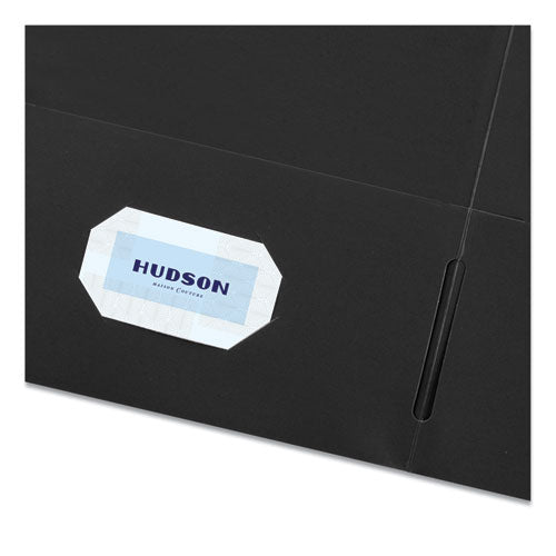Avery® Two-pocket Folder, 40-sheet Capacity, 11 X 8.5, Black, 25-box freeshipping - TVN Wholesale