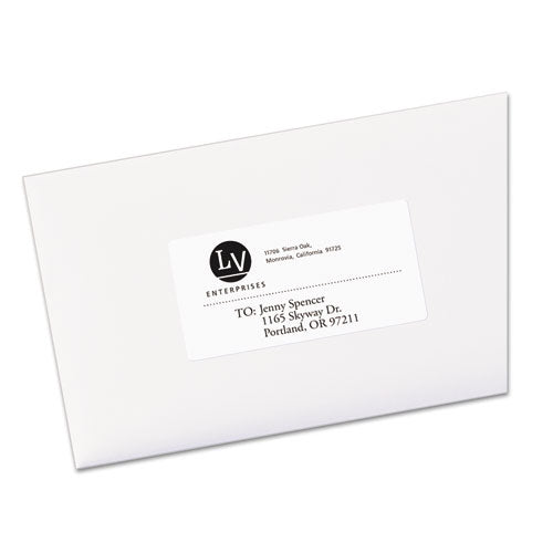 Avery® Ecofriendly Mailing Labels, Inkjet-laser Printers, 2 X 4, White, 10-sheet, 100 Sheets-pack freeshipping - TVN Wholesale