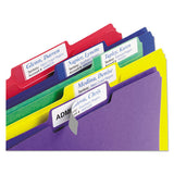 Avery® Extra-large Trueblock File Folder Labels With Sure Feed Technology, 0.94 X 3.44, White, 18-sheet, 25 Sheets-pack freeshipping - TVN Wholesale