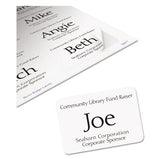 Avery® Flexible Adhesive Name Badge Labels, 3.38 X 2.33, White, 400-box freeshipping - TVN Wholesale