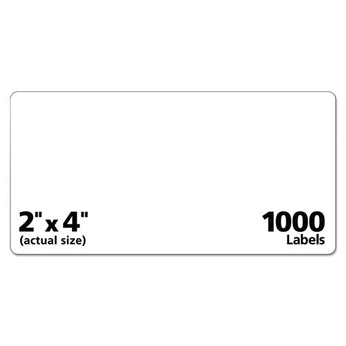 Avery® Repositionable Shipping Labels W-sure Feed, Inkjet-laser, 2 X 4, White, 1000-box freeshipping - TVN Wholesale