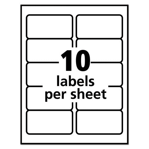 Avery® Repositionable Shipping Labels W-sure Feed, Inkjet-laser, 2 X 4, White, 1000-box freeshipping - TVN Wholesale
