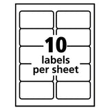 Avery® Repositionable Shipping Labels W-sure Feed, Inkjet-laser, 2 X 4, White, 1000-box freeshipping - TVN Wholesale