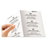 Avery® Matte Clear Easy Peel Mailing Labels W- Sure Feed Technology, Laser Printers, 2 X 4, Clear, 10-sheet, 50 Sheets-box freeshipping - TVN Wholesale