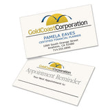 Avery® Clean Edge Business Cards, Laser, 2 X 3.5, Ivory, 200 Cards, 10 Cards-sheet, 20 Sheets-pack freeshipping - TVN Wholesale