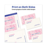 Avery® Print-to-the-edge Microperf Business Cards W-sure Feed Technology, Color Laser, 2x3.5, White, 160 Cards, 8-sheet,20 Sheets-pk freeshipping - TVN Wholesale
