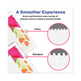 Avery® Print-to-the-edge Microperf Business Cards W-sure Feed Technology, Color Laser, 2x3.5, White, 160 Cards, 8-sheet,20 Sheets-pk freeshipping - TVN Wholesale