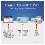 Avery® Printable Postcards, Inkjet-laser, 74 Lb, 4.25 X 5.5, Ivory, 100 Cards, 4 Cards-sheet, 25 Sheets-box freeshipping - TVN Wholesale