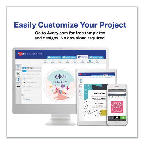 Avery® High-visibility Permanent Laser Id Labels, 5 1-2 X 8 1-2, Neon Magenta, 200-box freeshipping - TVN Wholesale