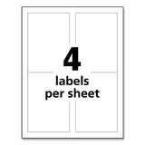 Avery® Ultraduty Ghs Chemical Waterproof And Uv Resistant Labels, 3.5 X 5, White, 4-sheet, 50 Sheets-pack freeshipping - TVN Wholesale