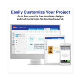 Avery® High-vis Removable Laser-inkjet Id Labels, 2 X 4, Asst. Neon, 120-pack freeshipping - TVN Wholesale