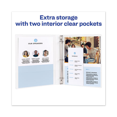 Avery® Framed View Heavy-duty Binders, 3 Rings, 1.5" Capacity, 11 X 8.5, White freeshipping - TVN Wholesale