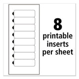 Avery® The Mighty Badge Name Badge Holder Kit, Horizontal, 3 X 1, Laser, Silver, 4 Holders-32 Inserts freeshipping - TVN Wholesale