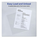Avery® Clear Plastic Sleeves, Letter Size, Clear, 12-pack freeshipping - TVN Wholesale