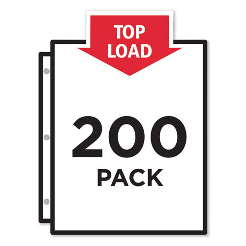 Avery® Top-load Poly Sheet Protectors, Heavyweight, Letter, Nonglare, 200-box freeshipping - TVN Wholesale