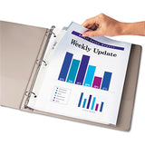 Avery® Snap-in Heavyweight Sheet Protector, Letter, Diamond Clear, 50-box freeshipping - TVN Wholesale