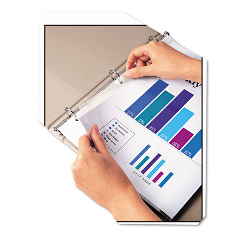 Avery® Snap-in Heavyweight Sheet Protector, Letter, Diamond Clear, 50-box freeshipping - TVN Wholesale