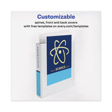 Avery® Heavy-duty View Binder With Durahinge And One Touch Ezd Rings, 3 Rings, 2" Capacity, 11 X 8.5, White freeshipping - TVN Wholesale