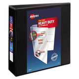 Avery® Heavy-duty View Binder With Durahinge And Locking One Touch Ezd Rings, 3 Rings, 3" Capacity, 11 X 8.5, Black freeshipping - TVN Wholesale