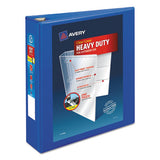 Avery® Heavy-duty View Binder With Durahinge And One Touch Ezd Rings, 3 Rings, 2" Capacity, 11 X 8.5, Pacific Blue freeshipping - TVN Wholesale