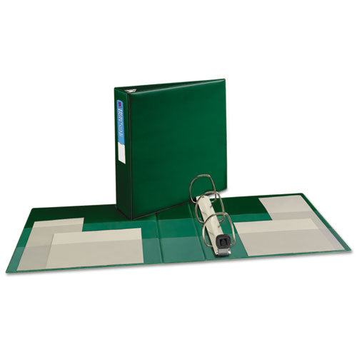 Avery® Heavy-duty Non-view Binder With Durahinge And Locking One Touch Ezd Rings, 3 Rings, 3" Capacity, 11 X 8.5, Green freeshipping - TVN Wholesale