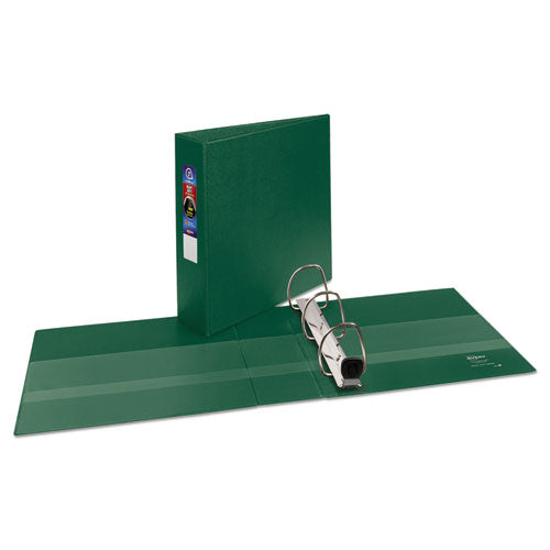 Avery® Heavy-duty Non-view Binder With Durahinge And Locking One Touch Ezd Rings, 3 Rings, 3" Capacity, 11 X 8.5, Green freeshipping - TVN Wholesale