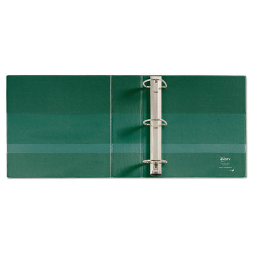 Avery® Heavy-duty Non-view Binder With Durahinge And Locking One Touch Ezd Rings, 3 Rings, 3" Capacity, 11 X 8.5, Green freeshipping - TVN Wholesale
