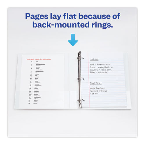 Avery® Heavy-duty Non Stick View Binder With Durahinge And Slant Rings, 3 Rings, 2" Capacity, 11 X 8.5, White, 4-pack freeshipping - TVN Wholesale