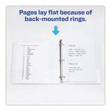 Avery® Heavy-duty Non Stick View Binder With Durahinge And Slant Rings, 3 Rings, 2" Capacity, 11 X 8.5, White, 4-pack freeshipping - TVN Wholesale