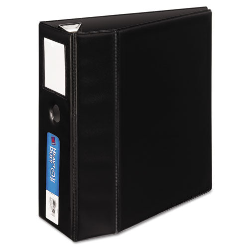 Avery® Heavy-duty Non-view Binder, Durahinge, Three Locking One Touch Ezd Rings, Spine Label, Thumb Notch, 5" Cap, 11 X 8.5, Black freeshipping - TVN Wholesale