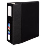 Avery® Heavy-duty Non-view Binder, Durahinge, Three Locking One Touch Ezd Rings, Spine Label, Thumb Notch, 5" Cap, 11 X 8.5, Black freeshipping - TVN Wholesale