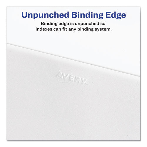 Avery® Preprinted Legal Exhibit Side Tab Index Dividers, Allstate Style, 10-tab, 2, 11 X 8.5, White, 25-pack freeshipping - TVN Wholesale