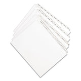 Avery® Preprinted Legal Exhibit Side Tab Index Dividers, Allstate Style, 10-tab, 6, 11 X 8.5, White, 25-pack freeshipping - TVN Wholesale