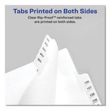 Avery® Preprinted Legal Exhibit Side Tab Index Dividers, Allstate Style, 10-tab, 6, 11 X 8.5, White, 25-pack freeshipping - TVN Wholesale