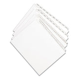 Avery® Preprinted Legal Exhibit Side Tab Index Dividers, Allstate Style, 10-tab, 15, 11 X 8.5, White, 25-pack freeshipping - TVN Wholesale