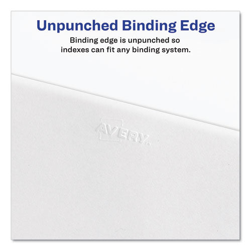 Avery® Preprinted Legal Exhibit Side Tab Index Dividers, Allstate Style, 10-tab, 17, 11 X 8.5, White, 25-pack freeshipping - TVN Wholesale