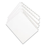 Avery® Preprinted Legal Exhibit Side Tab Index Dividers, Allstate Style, 10-tab, 19, 11 X 8.5, White, 25-pack freeshipping - TVN Wholesale