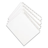Avery® Preprinted Legal Exhibit Side Tab Index Dividers, Allstate Style, 10-tab, 21, 11 X 8.5, White, 25-pack freeshipping - TVN Wholesale