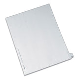 Avery® Preprinted Legal Exhibit Side Tab Index Dividers, Allstate Style, 10-tab, 26, 11 X 8.5, White, 25-pack freeshipping - TVN Wholesale