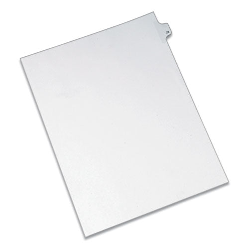 Avery® Preprinted Legal Exhibit Side Tab Index Dividers, Allstate Style, 10-tab, 28, 11 X 8.5, White, 25-pack freeshipping - TVN Wholesale
