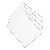 Avery® Preprinted Legal Exhibit Side Tab Index Dividers, Allstate Style, 10-tab, 28, 11 X 8.5, White, 25-pack freeshipping - TVN Wholesale