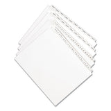 Avery® Preprinted Legal Exhibit Side Tab Index Dividers, Allstate Style, 10-tab, 35, 11 X 8.5, White, 25-pack freeshipping - TVN Wholesale