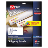 Avery® Vibrant Inkjet Color-print Labels W- Sure Feed, 2 X 4, Matte White, 200-pk freeshipping - TVN Wholesale
