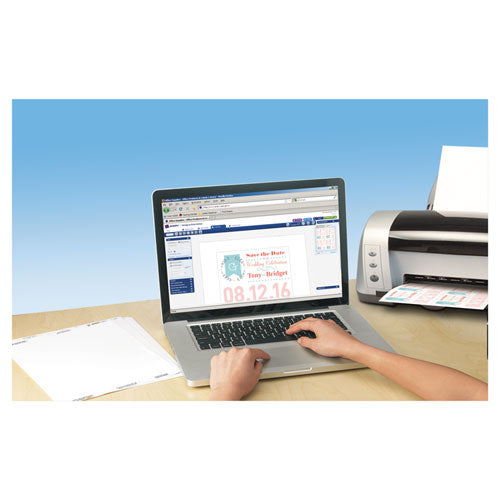 Avery® Postcards For Inkjet Printers, 4 1-4 X 5 1-2, Matte White, 4-sheet, 200-box freeshipping - TVN Wholesale