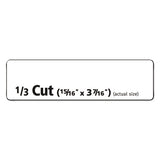 Avery® Removable File Folder Labels With Sure Feed Technology, 0.94 X 3.44, White, 18-sheet, 25 Sheets-pack freeshipping - TVN Wholesale