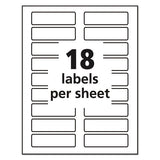 Avery® Removable File Folder Labels With Sure Feed Technology, 0.94 X 3.44, White, 18-sheet, 25 Sheets-pack freeshipping - TVN Wholesale