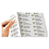 Avery® Matte Clear Easy Peel Mailing Labels W- Sure Feed Technology, Inkjet Printers, 1 X 2.63, Clear, 30-sheet, 25 Sheets-pack freeshipping - TVN Wholesale
