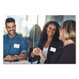 Avery® Flexible Adhesive Name Badge Labels, 3 3-8 X 2 1-3, White-gold Border, 120-pk freeshipping - TVN Wholesale