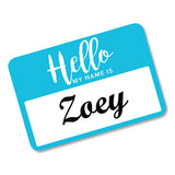 Avery® Flexible Adhesive Name Badge Labels, "hello", 3 3-8 X 2 1-3, Assorted, 120-pk freeshipping - TVN Wholesale